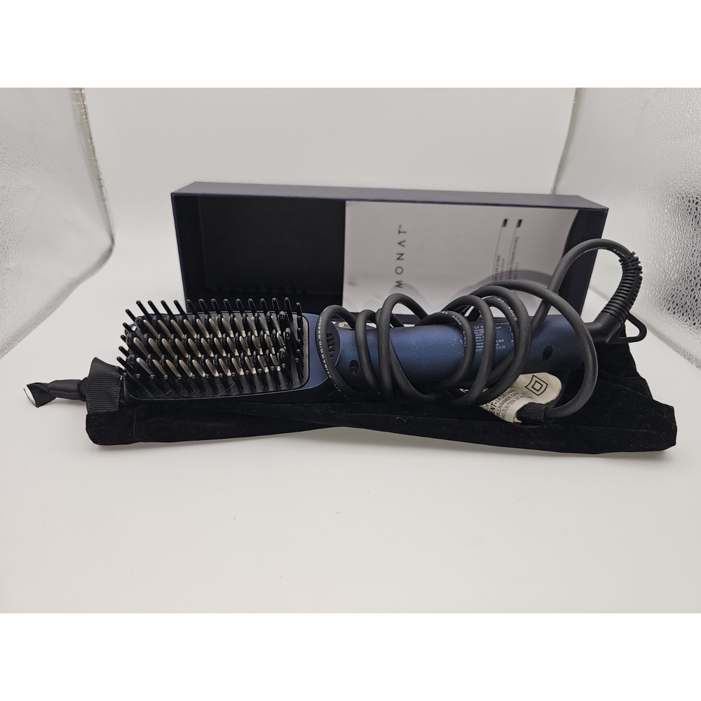 Monat Men's Heated Ionic Hair Straightening Brush 5 Temperature Settings